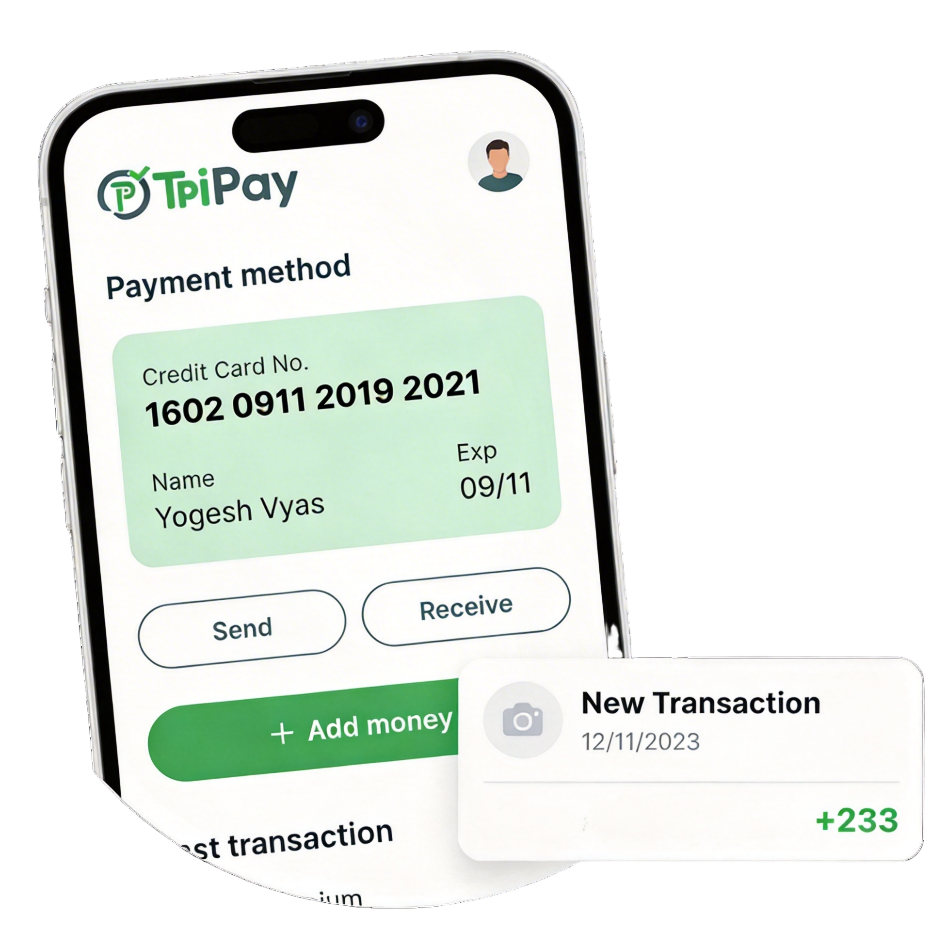 TPIPAY App Interface